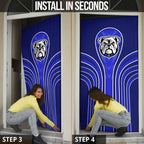 Canterbury Bankstown Bulldogs Rugby Mascot Door Cover Australian Rugby Culture - Tribal Inspired Bulldog