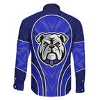 Canterbury Bankstown Bulldogs Rugby Mascot Family Matching Mermaid Dress and Hawaiian Shirt Australian Rugby Culture - Tribal Inspired Bulldog
