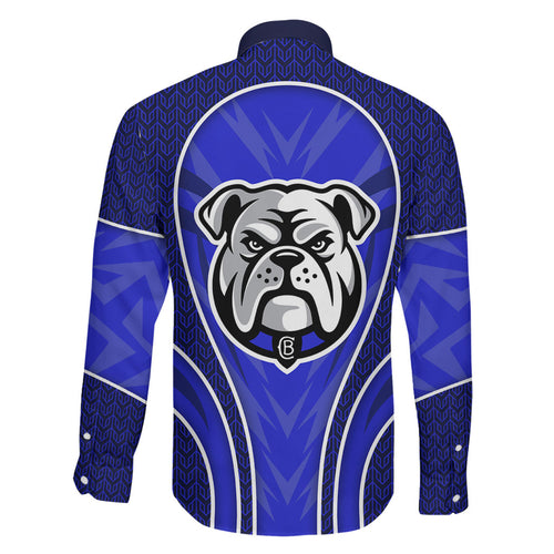 Canterbury Bankstown Bulldogs Rugby Mascot Family Matching Mermaid Dress and Hawaiian Shirt Australian Rugby Culture - Tribal Inspired Bulldog
