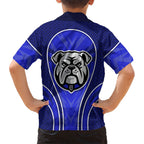 Canterbury Bankstown Bulldogs Rugby Mascot Family Matching Tank Maxi Dress and Hawaiian Shirt Australian Rugby Culture - Tribal Inspired Bulldog
