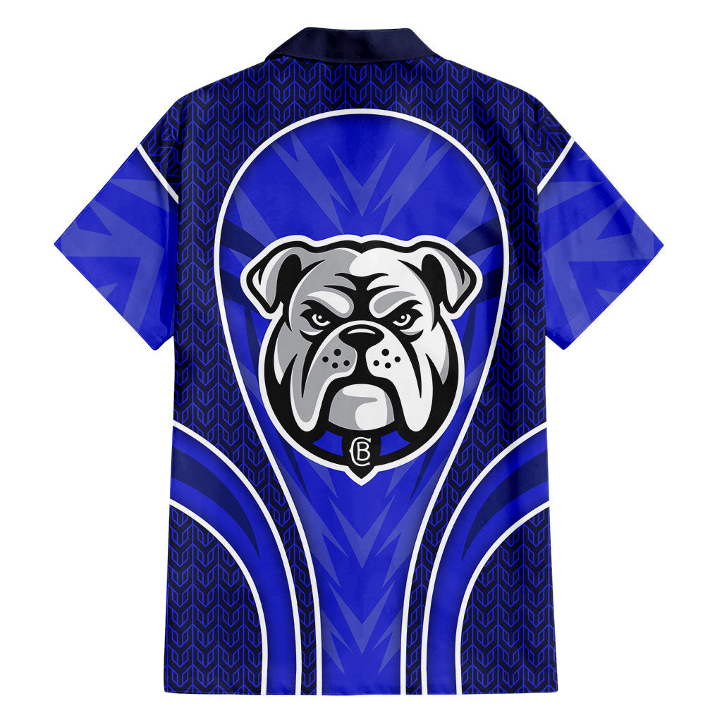 Canterbury Bankstown Bulldogs Rugby Mascot Family Matching Tank Maxi Dress and Hawaiian Shirt Australian Rugby Culture - Tribal Inspired Bulldog