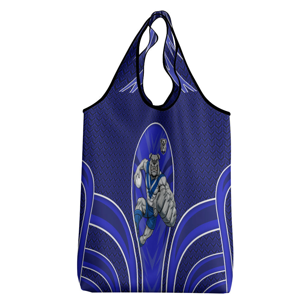 Canterbury Bankstown Bulldogs Rugby Mascot Grocery Bag Australian Rugby Culture - Tribal Inspired Bulldog