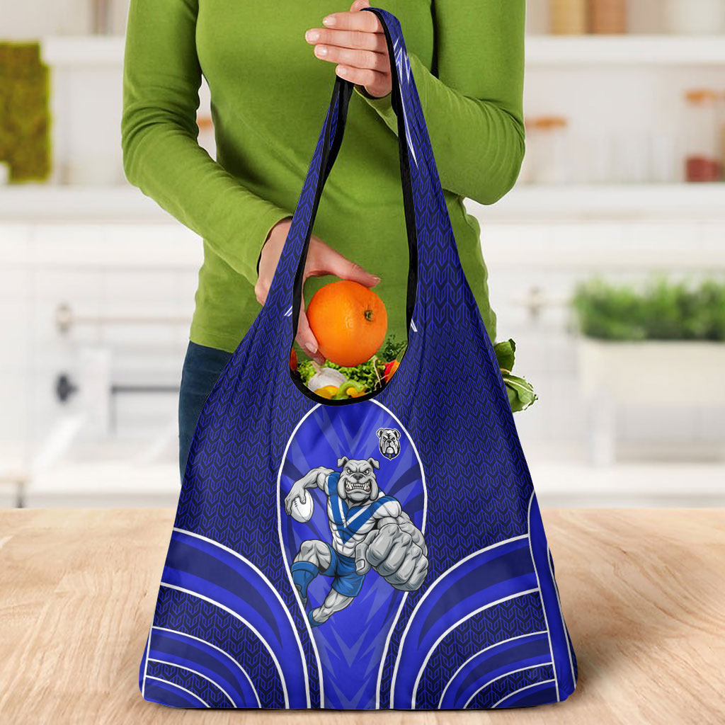 Canterbury Bankstown Bulldogs Rugby Mascot Grocery Bag Australian Rugby Culture - Tribal Inspired Bulldog