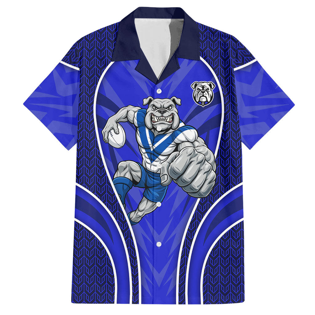 Canterbury Bankstown Bulldogs Rugby Mascot Hawaiian Shirt Australian Rugby Culture - Tribal Inspired Bulldog
