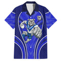 Canterbury Bankstown Bulldogs Rugby Mascot Hawaiian Shirt Australian Rugby Culture - Tribal Inspired Bulldog