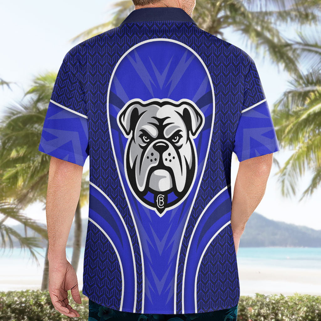 Canterbury Bankstown Bulldogs Rugby Mascot Hawaiian Shirt Australian Rugby Culture - Tribal Inspired Bulldog