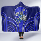 Canterbury Bankstown Bulldogs Rugby Mascot Hooded Blanket Australian Rugby Culture - Tribal Inspired Bulldog