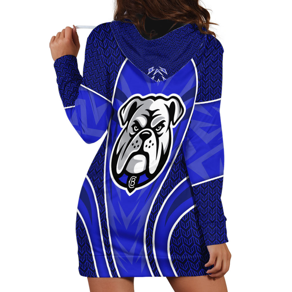Canterbury Bankstown Bulldogs Rugby Mascot Hoodie Dress Australian Rugby Culture - Tribal Inspired Bulldog