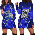 Canterbury Bankstown Bulldogs Rugby Mascot Hoodie Dress Australian Rugby Culture - Tribal Inspired Bulldog