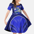 Canterbury Bankstown Bulldogs Rugby Mascot Kid Short Sleeve Dress Australian Rugby Culture - Tribal Inspired Bulldog
