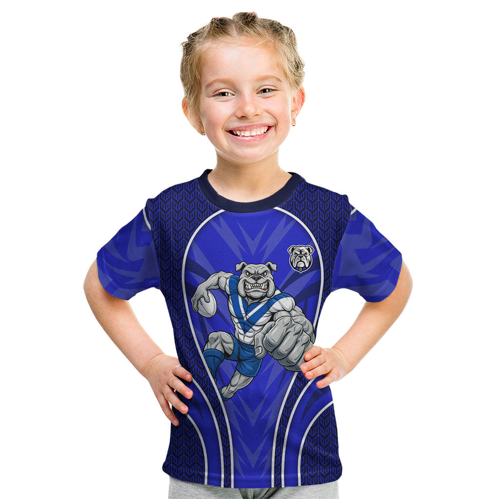 Canterbury Bankstown Bulldogs Rugby Mascot Kid T Shirt Australian Rugby Culture - Tribal Inspired Bulldog