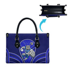 Canterbury Bankstown Bulldogs Rugby Mascot Leather Bag Australian Rugby Culture - Tribal Inspired Bulldog