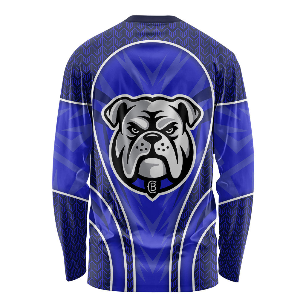Canterbury Bankstown Bulldogs Rugby Mascot Long Sleeve Shirt Australian Rugby Culture - Tribal Inspired Bulldog