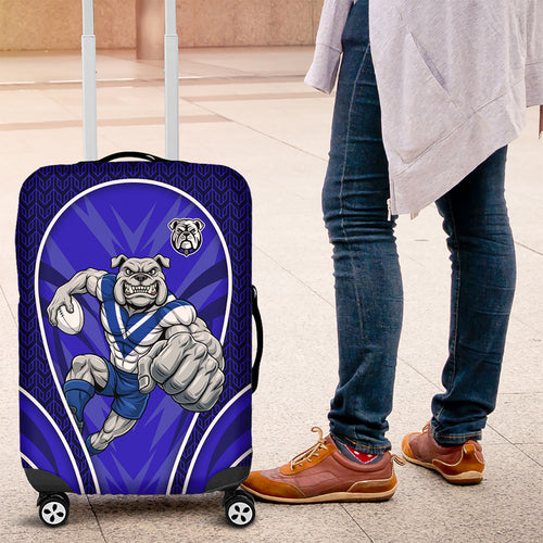 Canterbury Bankstown Bulldogs Rugby Mascot Luggage Cover Australian Rugby Culture - Tribal Inspired Bulldog
