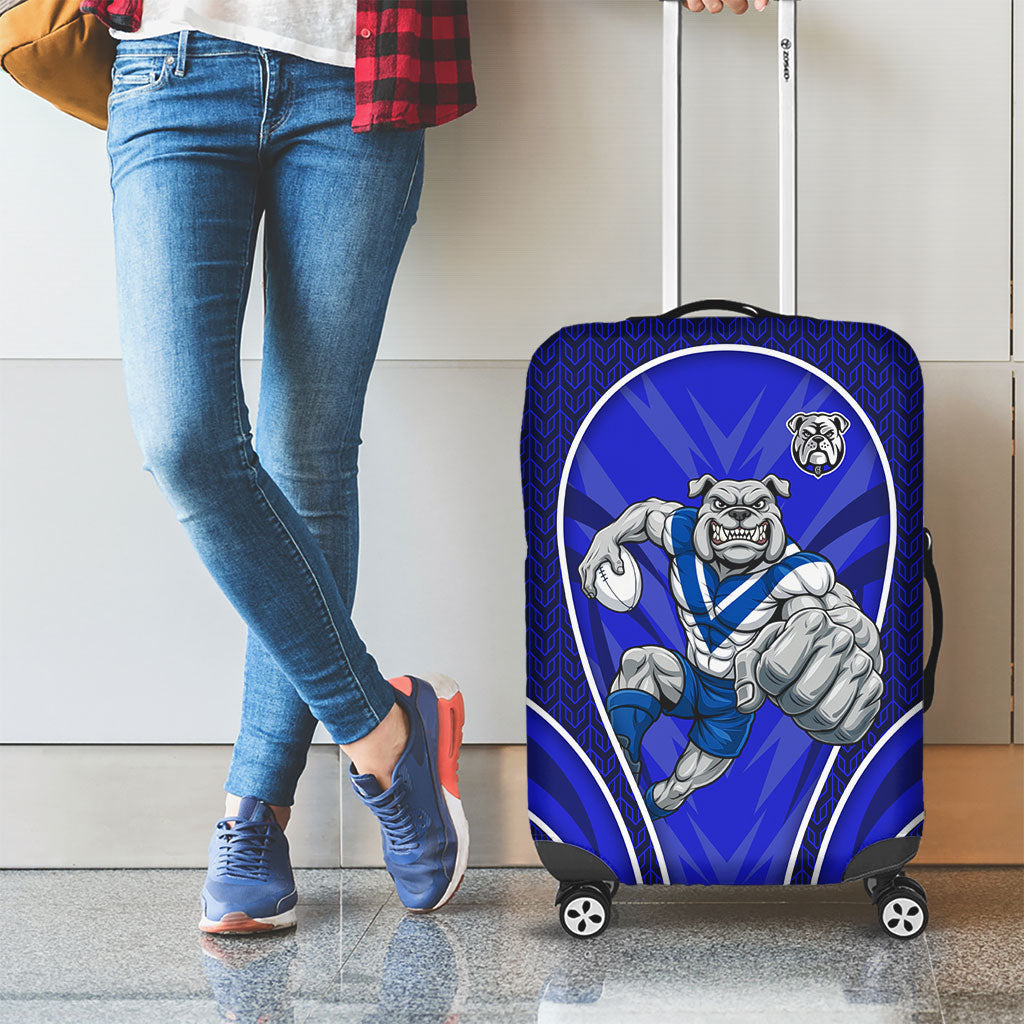 Canterbury Bankstown Bulldogs Rugby Mascot Luggage Cover Australian Rugby Culture - Tribal Inspired Bulldog