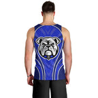 Canterbury Bankstown Bulldogs Rugby Mascot Men Tank Top Australian Rugby Culture - Tribal Inspired Bulldog