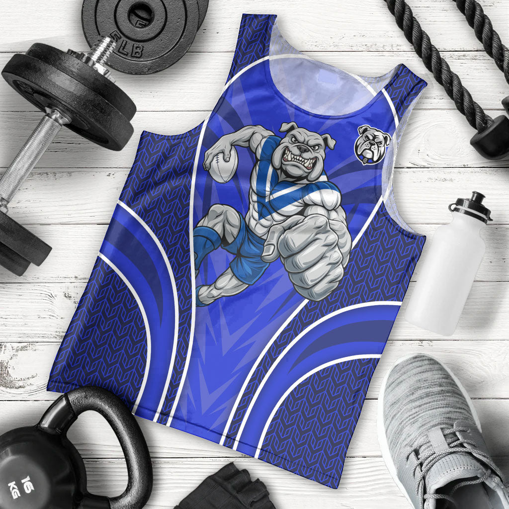 Canterbury Bankstown Bulldogs Rugby Mascot Men Tank Top Australian Rugby Culture - Tribal Inspired Bulldog