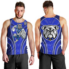 Canterbury Bankstown Bulldogs Rugby Mascot Men Tank Top Australian Rugby Culture - Tribal Inspired Bulldog