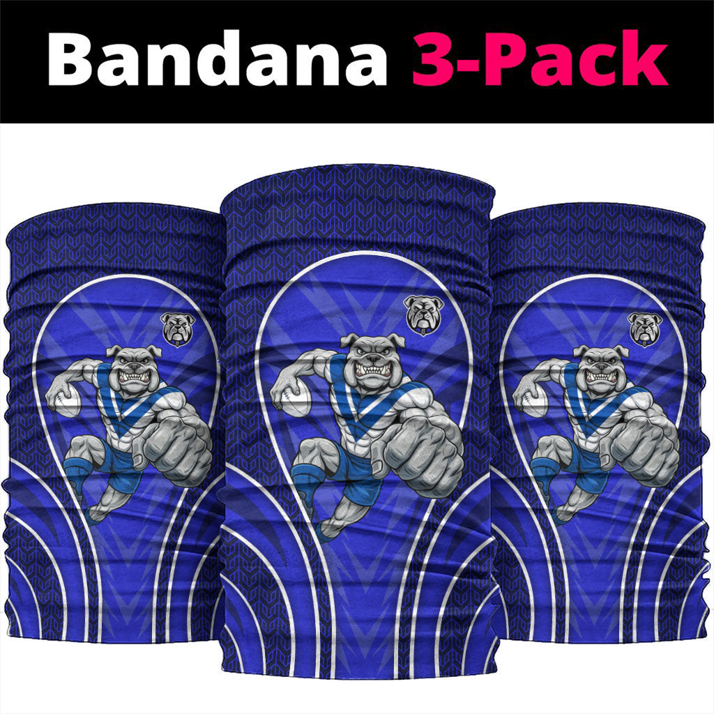 Canterbury Bankstown Bulldogs Rugby Mascot Neck Gaiter Australian Rugby Culture - Tribal Inspired Bulldog