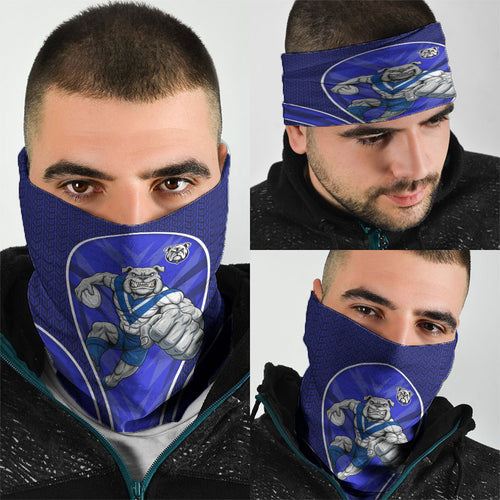 Canterbury Bankstown Bulldogs Rugby Mascot Neck Gaiter Australian Rugby Culture - Tribal Inspired Bulldog
