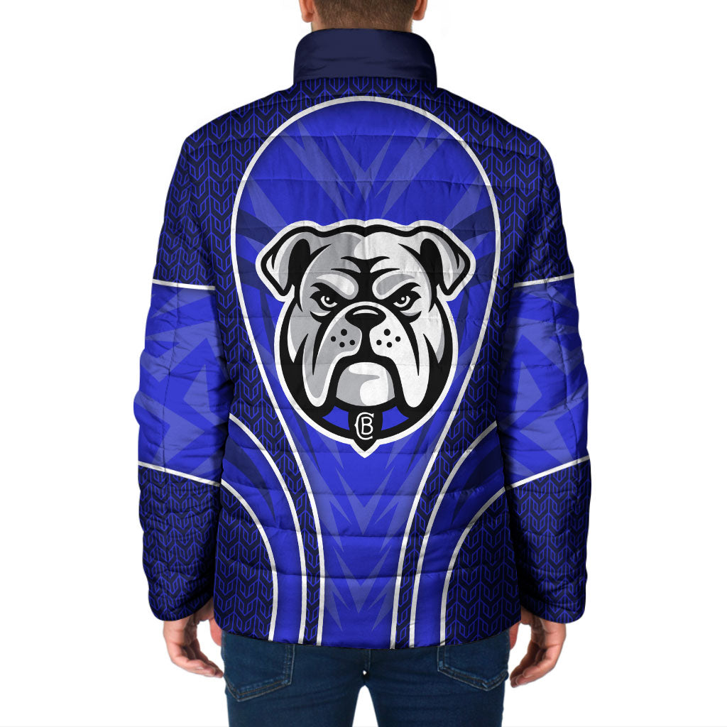 Canterbury Bankstown Bulldogs Rugby Mascot Padded Jacket Australian Rugby Culture - Tribal Inspired Bulldog