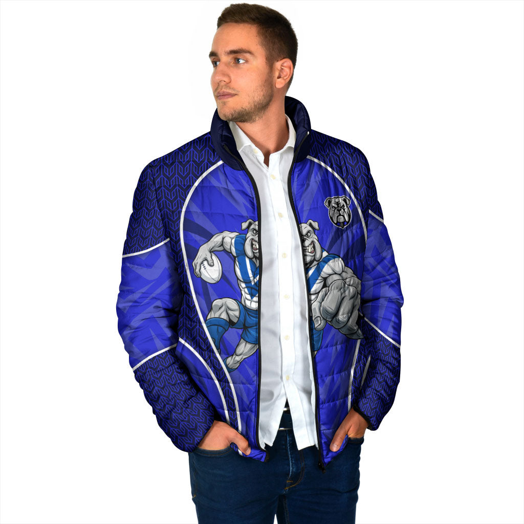 Canterbury Bankstown Bulldogs Rugby Mascot Padded Jacket Australian Rugby Culture - Tribal Inspired Bulldog