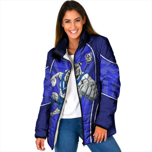 Canterbury Bankstown Bulldogs Rugby Mascot Padded Jacket Australian Rugby Culture - Tribal Inspired Bulldog