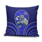 Canterbury Bankstown Bulldogs Rugby Mascot Pillow Cover Australian Rugby Culture - Tribal Inspired Bulldog