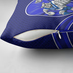 Canterbury Bankstown Bulldogs Rugby Mascot Pillow Cover Australian Rugby Culture - Tribal Inspired Bulldog