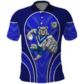 Canterbury Bankstown Bulldogs Rugby Mascot Polo Shirt Australian Rugby Culture - Tribal Inspired Bulldog