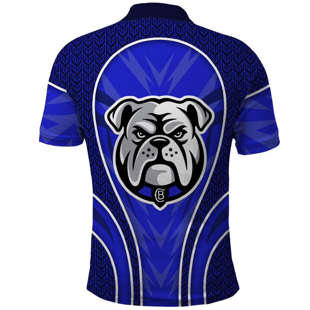 Canterbury Bankstown Bulldogs Rugby Mascot Polo Shirt Australian Rugby Culture - Tribal Inspired Bulldog