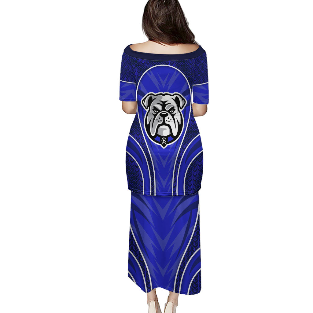 Canterbury Bankstown Bulldogs Rugby Mascot Puletasi Australian Rugby Culture - Tribal Inspired Bulldog