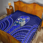 Canterbury Bankstown Bulldogs Rugby Mascot Quilt Australian Rugby Culture - Tribal Inspired Bulldog