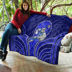 Canterbury Bankstown Bulldogs Rugby Mascot Quilt Australian Rugby Culture - Tribal Inspired Bulldog
