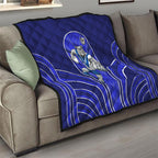 Canterbury Bankstown Bulldogs Rugby Mascot Quilt Australian Rugby Culture - Tribal Inspired Bulldog