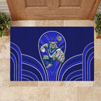 Canterbury Bankstown Bulldogs Rugby Mascot Rubber Doormat Australian Rugby Culture - Tribal Inspired Bulldog