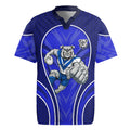 Canterbury Bankstown Bulldogs Rugby Mascot Rugby Jersey Australian Rugby Culture - Tribal Inspired Bulldog