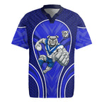 Canterbury Bankstown Bulldogs Rugby Mascot Rugby Jersey Australian Rugby Culture - Tribal Inspired Bulldog