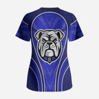 Canterbury Bankstown Bulldogs Rugby Mascot Scrub Top Australian Rugby Culture - Tribal Inspired Bulldog