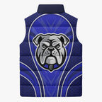 Canterbury Bankstown Bulldogs Rugby Mascot Sleeveless Puffer Jacket Australian Rugby Culture - Tribal Inspired Bulldog