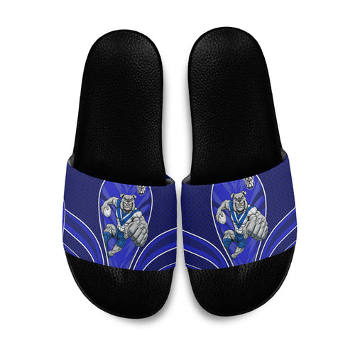 Canterbury Bankstown Bulldogs Rugby Mascot Slide Sandals Australian Rugby Culture - Tribal Inspired Bulldog