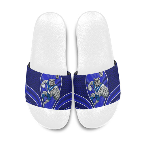 Canterbury Bankstown Bulldogs Rugby Mascot Slide Sandals Australian Rugby Culture - Tribal Inspired Bulldog