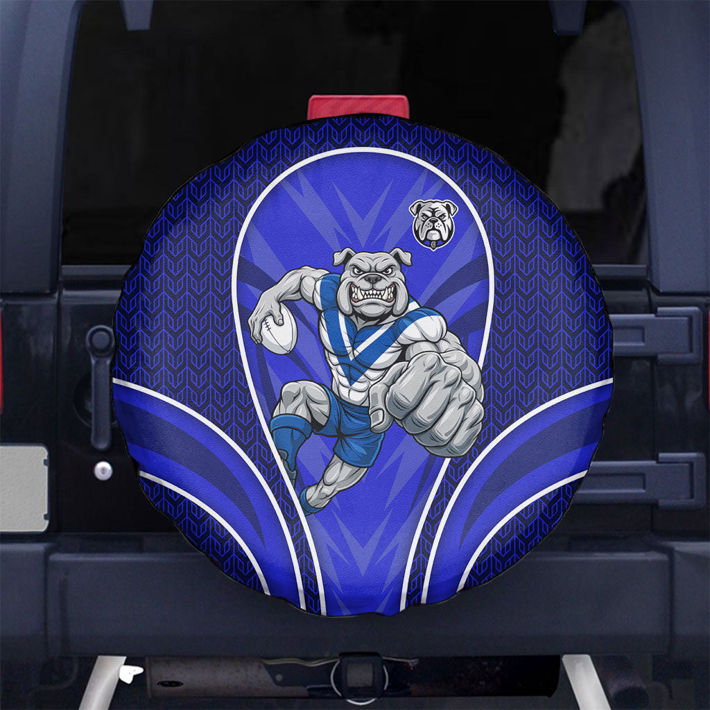 Canterbury Bankstown Bulldogs Rugby Mascot Spare Tire Cover Australian Rugby Culture - Tribal Inspired Bulldog