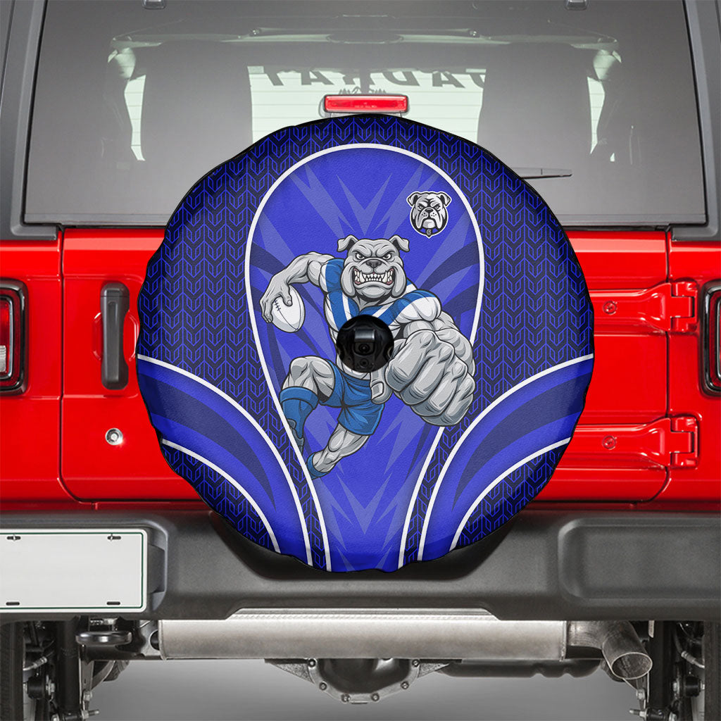Canterbury Bankstown Bulldogs Rugby Mascot Spare Tire Cover Australian Rugby Culture - Tribal Inspired Bulldog