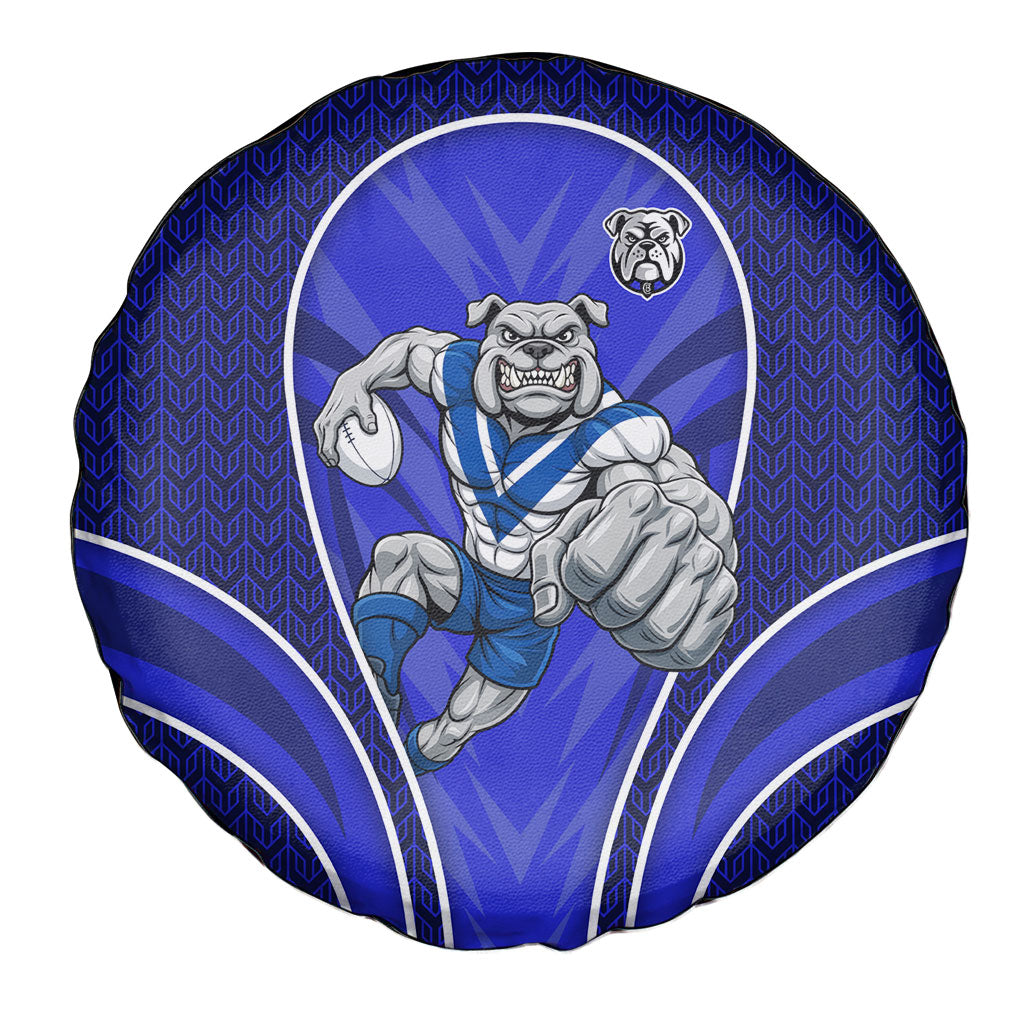 Canterbury Bankstown Bulldogs Rugby Mascot Spare Tire Cover Australian Rugby Culture - Tribal Inspired Bulldog