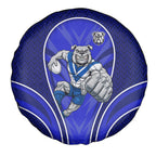 Canterbury Bankstown Bulldogs Rugby Mascot Spare Tire Cover Australian Rugby Culture - Tribal Inspired Bulldog