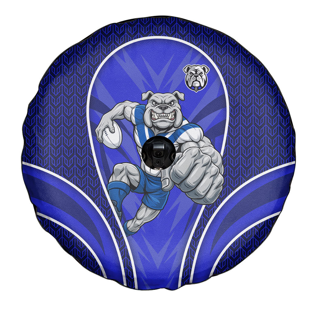 Canterbury Bankstown Bulldogs Rugby Mascot Spare Tire Cover Australian Rugby Culture - Tribal Inspired Bulldog