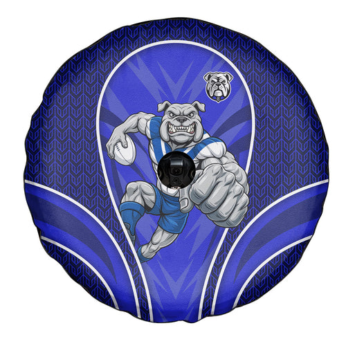 Canterbury Bankstown Bulldogs Rugby Mascot Spare Tire Cover Australian Rugby Culture - Tribal Inspired Bulldog