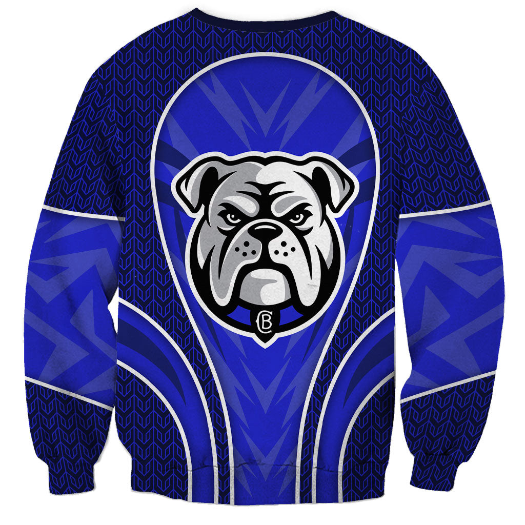 Canterbury Bankstown Bulldogs Rugby Mascot Sweatshirt Australian Rugby Culture - Tribal Inspired Bulldog