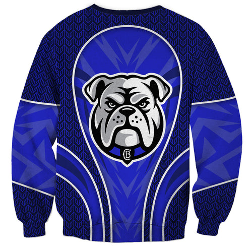 Canterbury Bankstown Bulldogs Rugby Mascot Sweatshirt Australian Rugby Culture - Tribal Inspired Bulldog